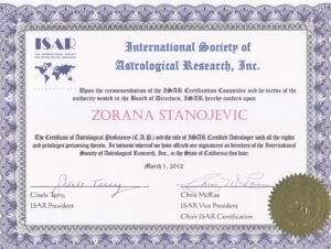 Zorana Stanojević ISAR CAP