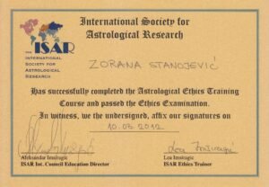 Zorana Stanojević ISAR CAP