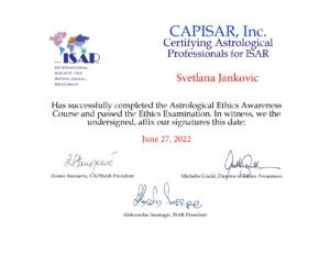 Svetlana Janković ISAR CAP